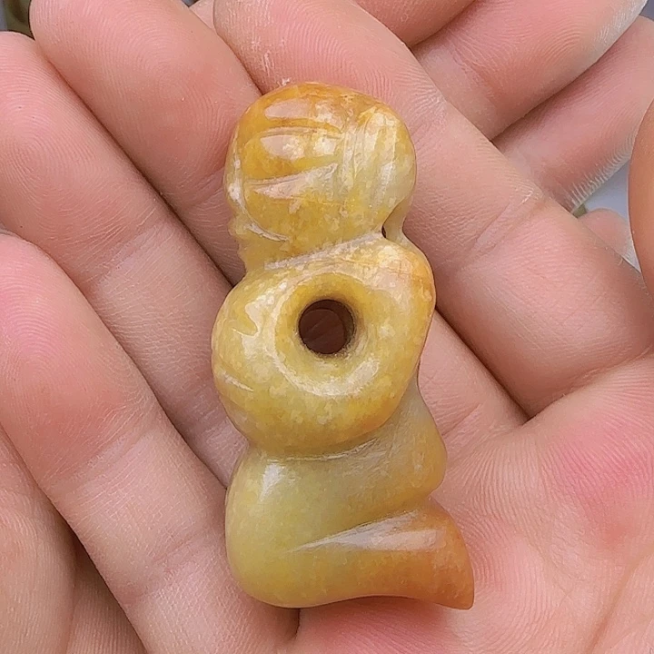 和田玉吊坠(不含链)未镶嵌