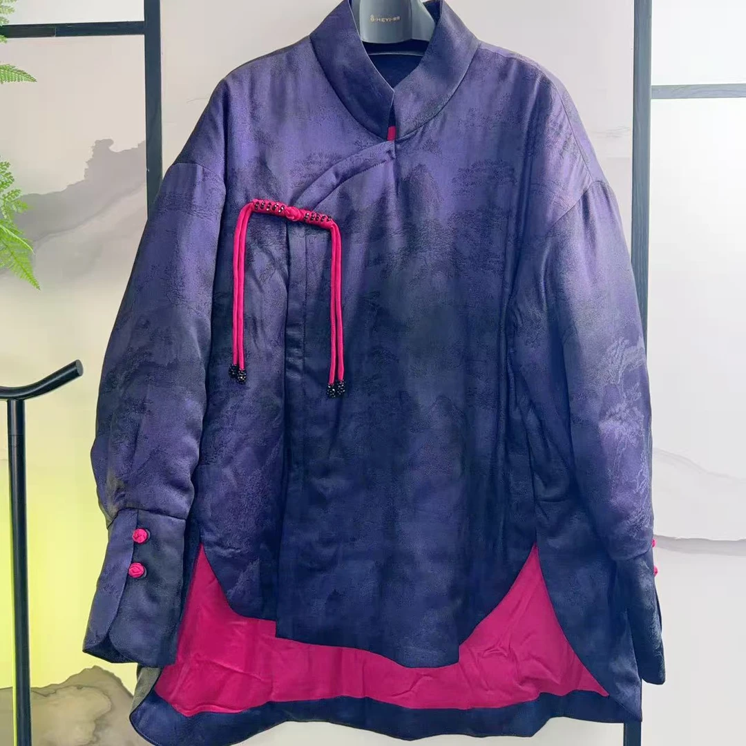 【娇娇美娇】涵兮提花醋酸夹棉外套