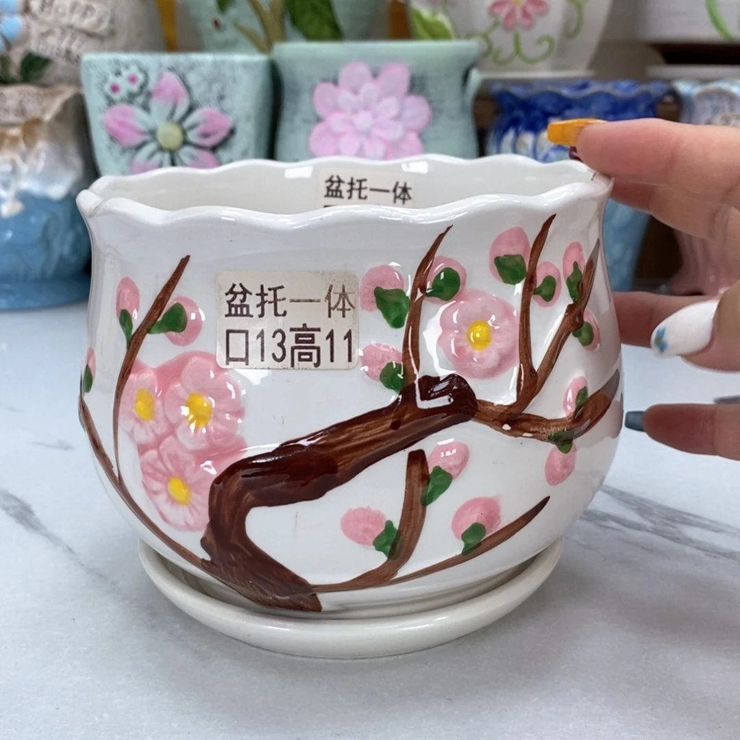 @夏西陶瓷花盆@@5886