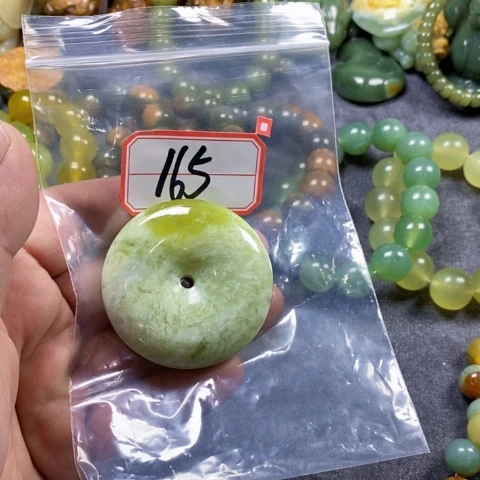 未镶嵌蛇纹石玉手链