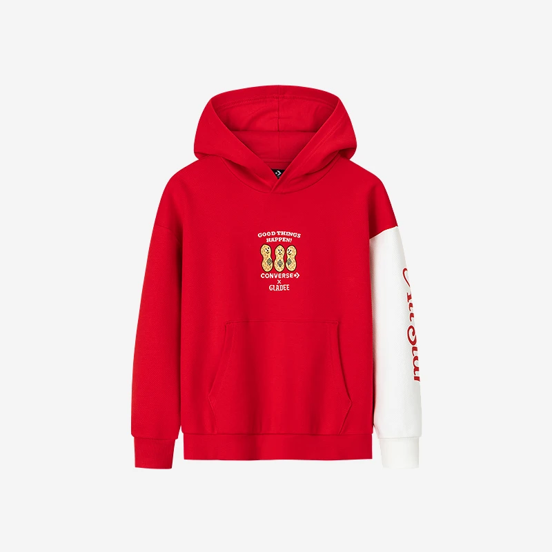 【官方旗舰】儿童装ADEE联名系列花生连帽卫衣CNVB-PO-G927