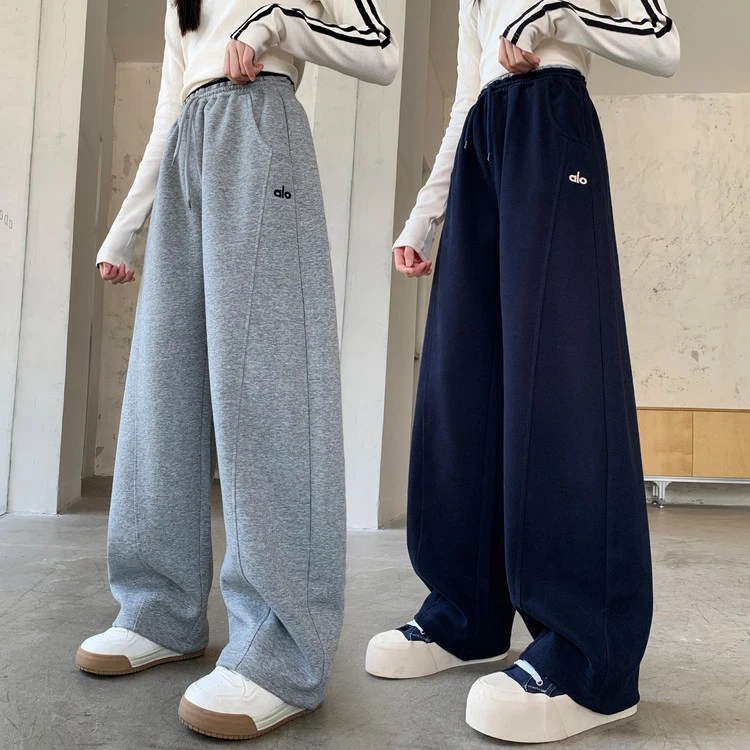 女童运动裤春秋款儿童裤子2025新款秋季中大童装长裤卫裤宽松