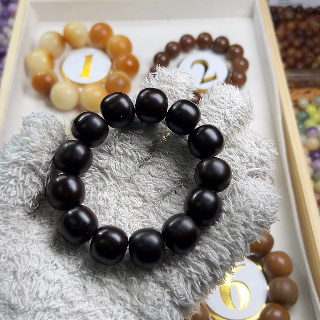 菩提根/象牙果吊坠生**限18瑕疵黑金桶