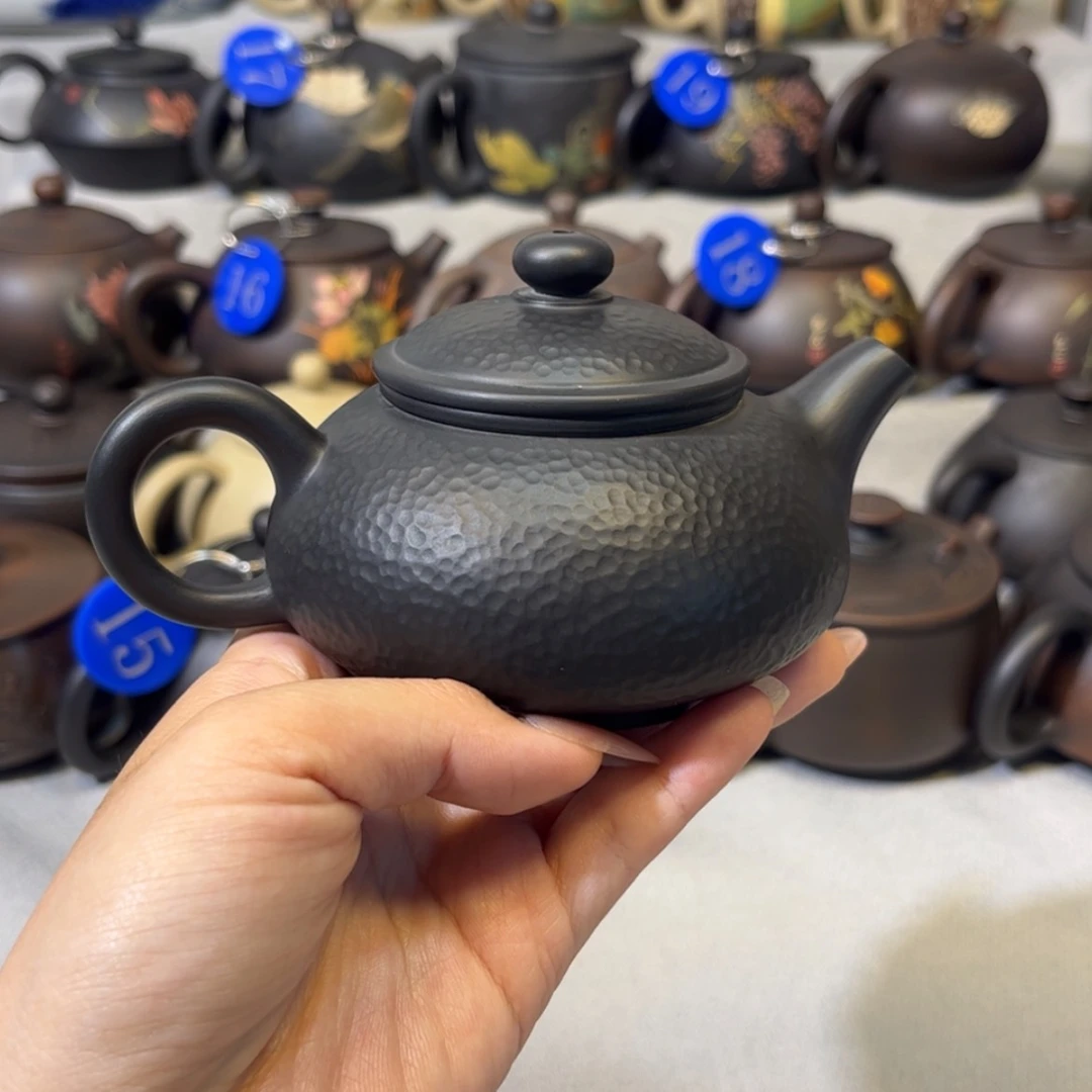 【闪购商品】红泥 锤纹壶 容量 160c c