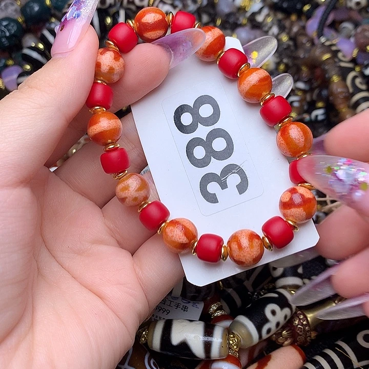 玛瑙/玉髓未镶嵌发一条