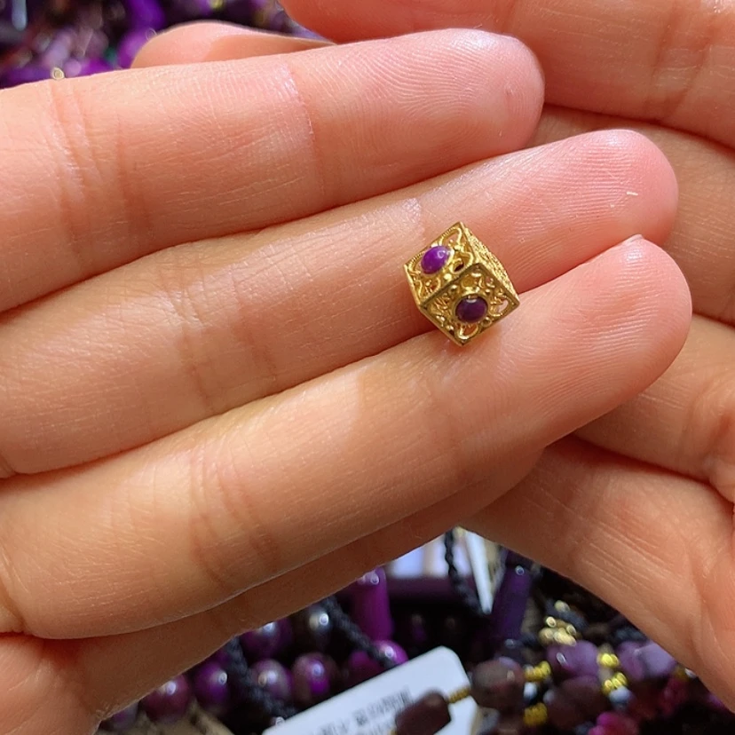 【闪购商品】苏纪石（舒俱来）吊坠银S925镀金镶嵌