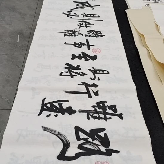 翰墨白武坤老师作品一副