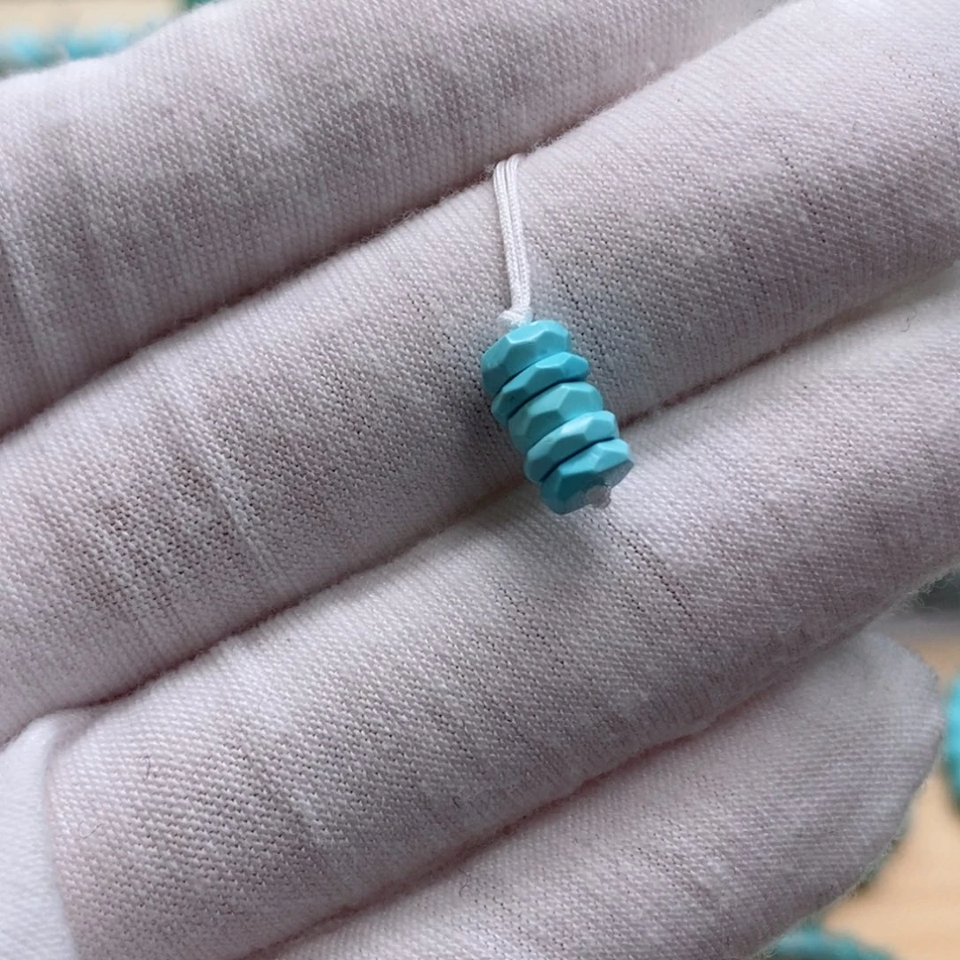 绿松石未镶嵌珠宝奇石5.6mm