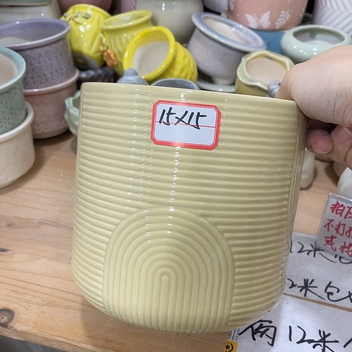 红陶陶瓷花盆凑12米包邮