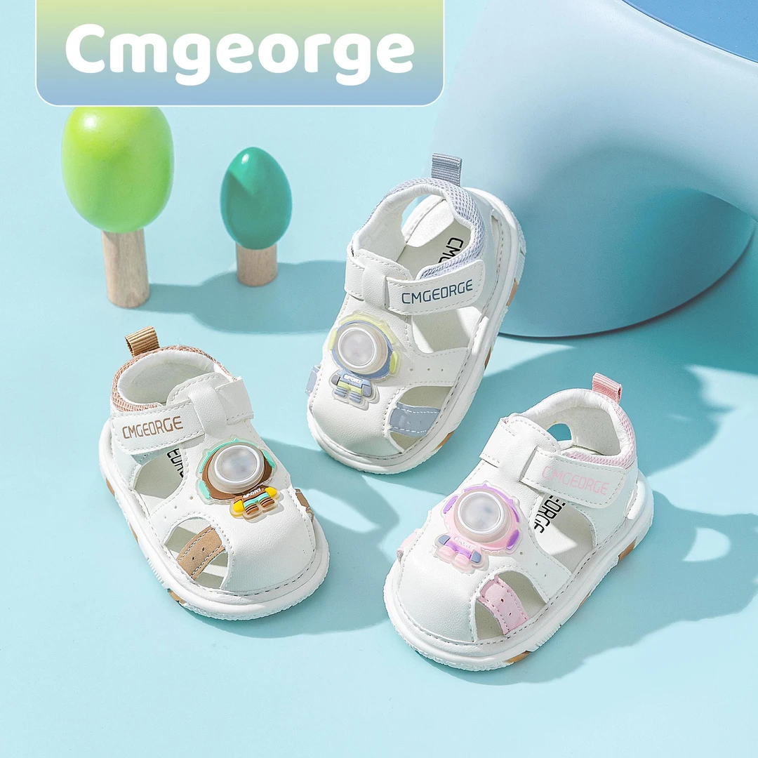 【叫叫鞋】男宝宝夏季学步凉鞋1-2岁防滑舒适镂空女宝可爱学步凉鞋