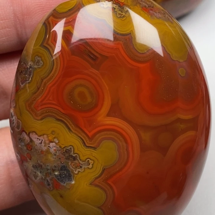 玛瑙/玉髓吊坠未镶嵌石*