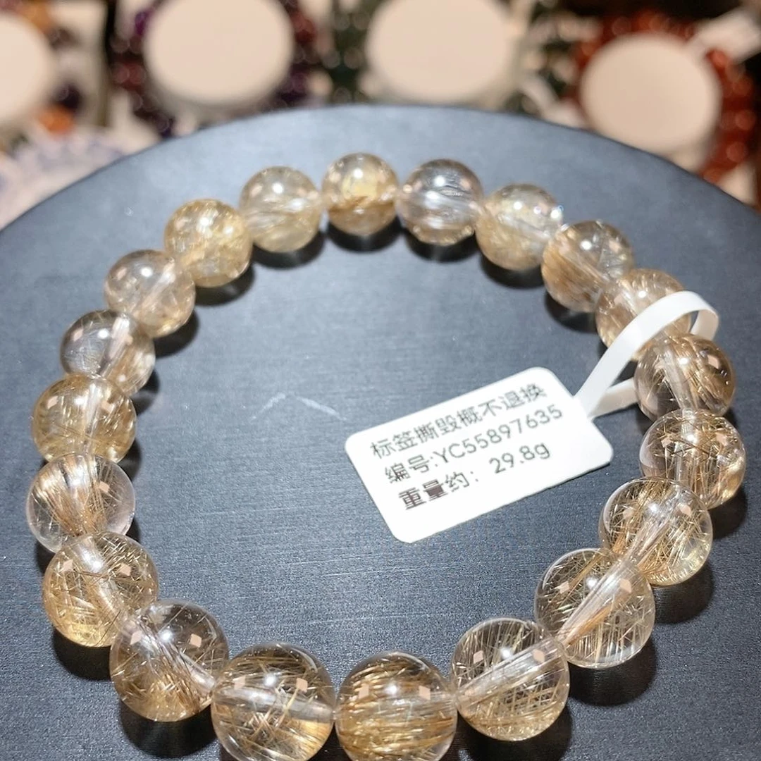 水晶手链未镶嵌F银发晶10