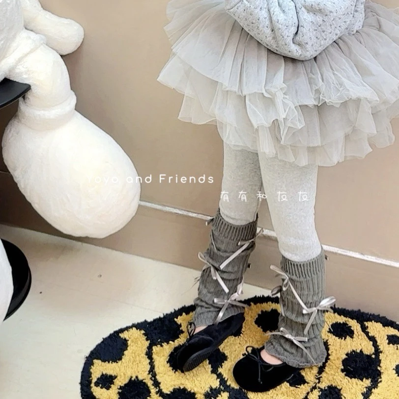 有有家·高品质秋冬新款儿童女童韩版加绒袜套一体绒百搭打底裤335