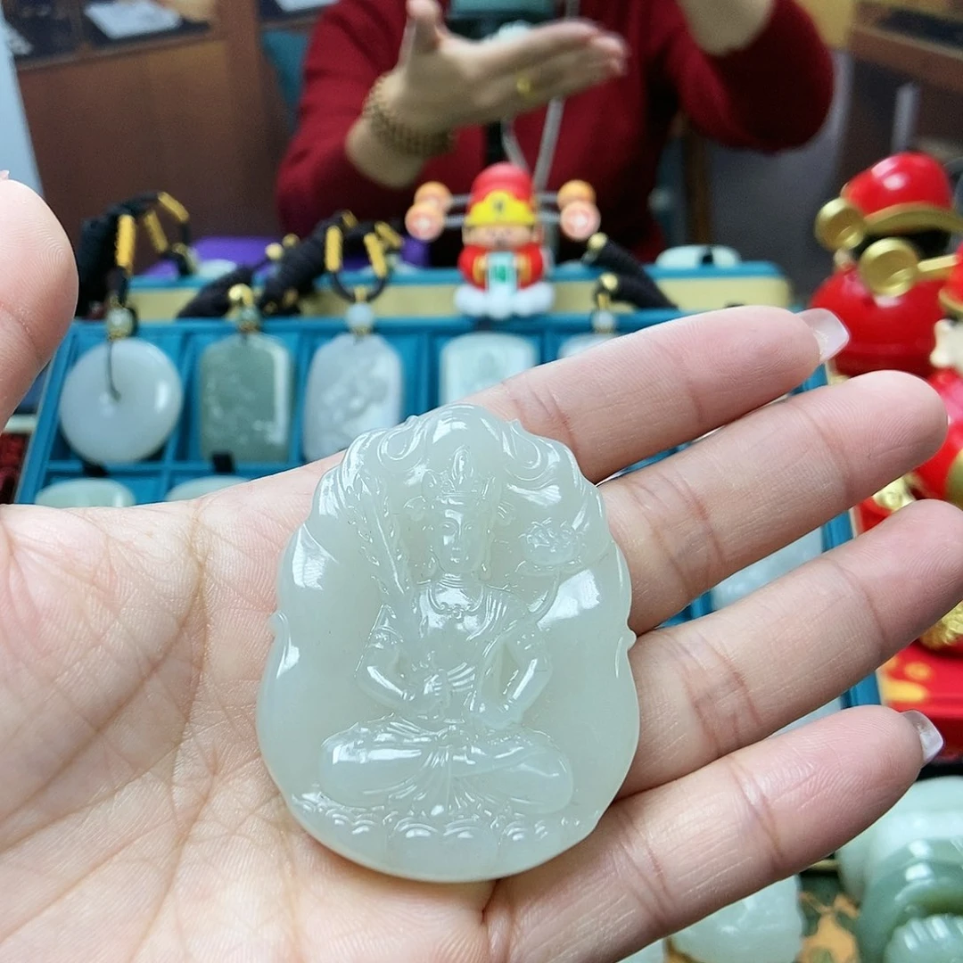 和田玉颈饰未镶嵌阿*