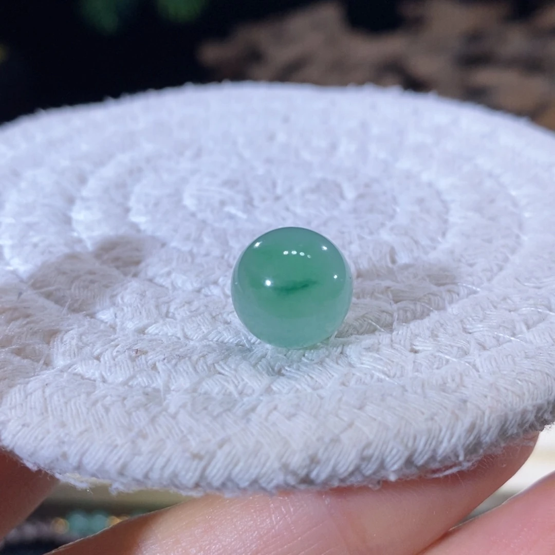 翡翠未镶嵌颈饰翡翠冰混色花珠