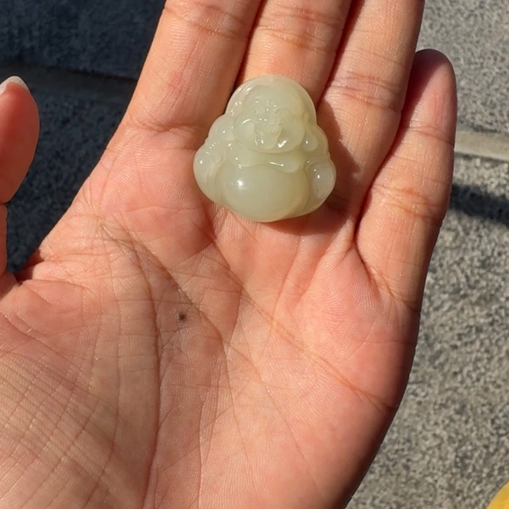 和田玉未镶嵌吊坠(不含链)