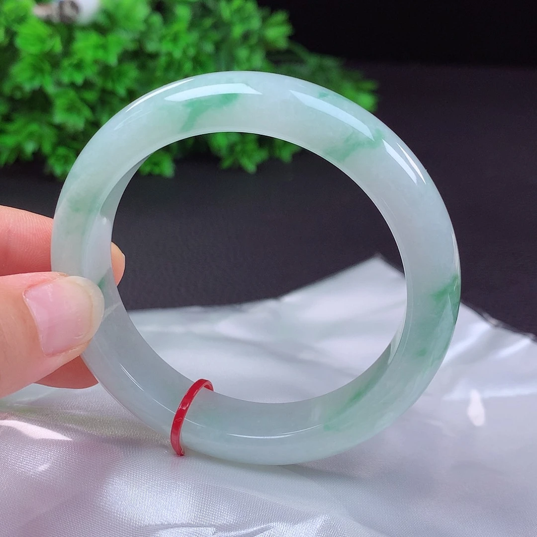 翡翠手镯未镶嵌58圈口432713