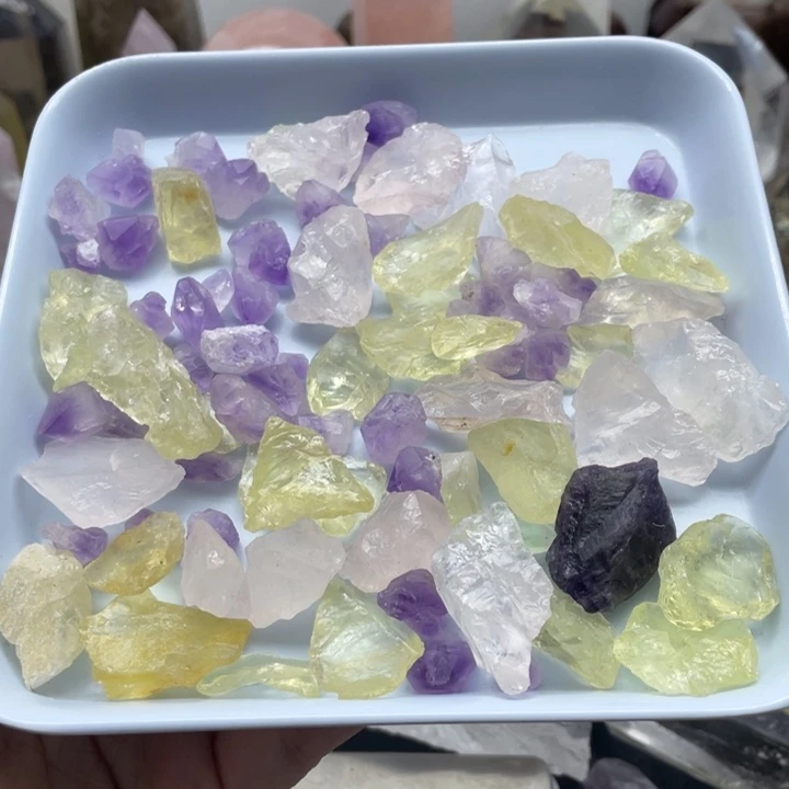 58未镶嵌水晶阿*水晶碎石