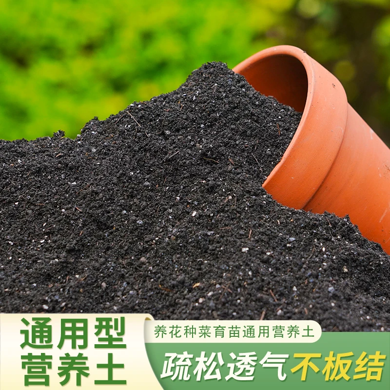 【买1斤送1斤】养花营养土家用种菜多肉专用泥土花土船长花园绿植