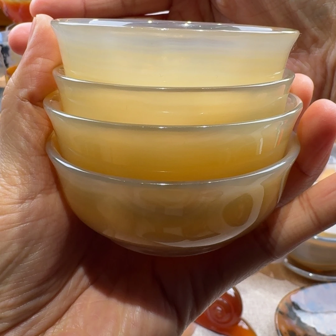 玛瑙/玉髓未镶嵌玛瑙茶杯