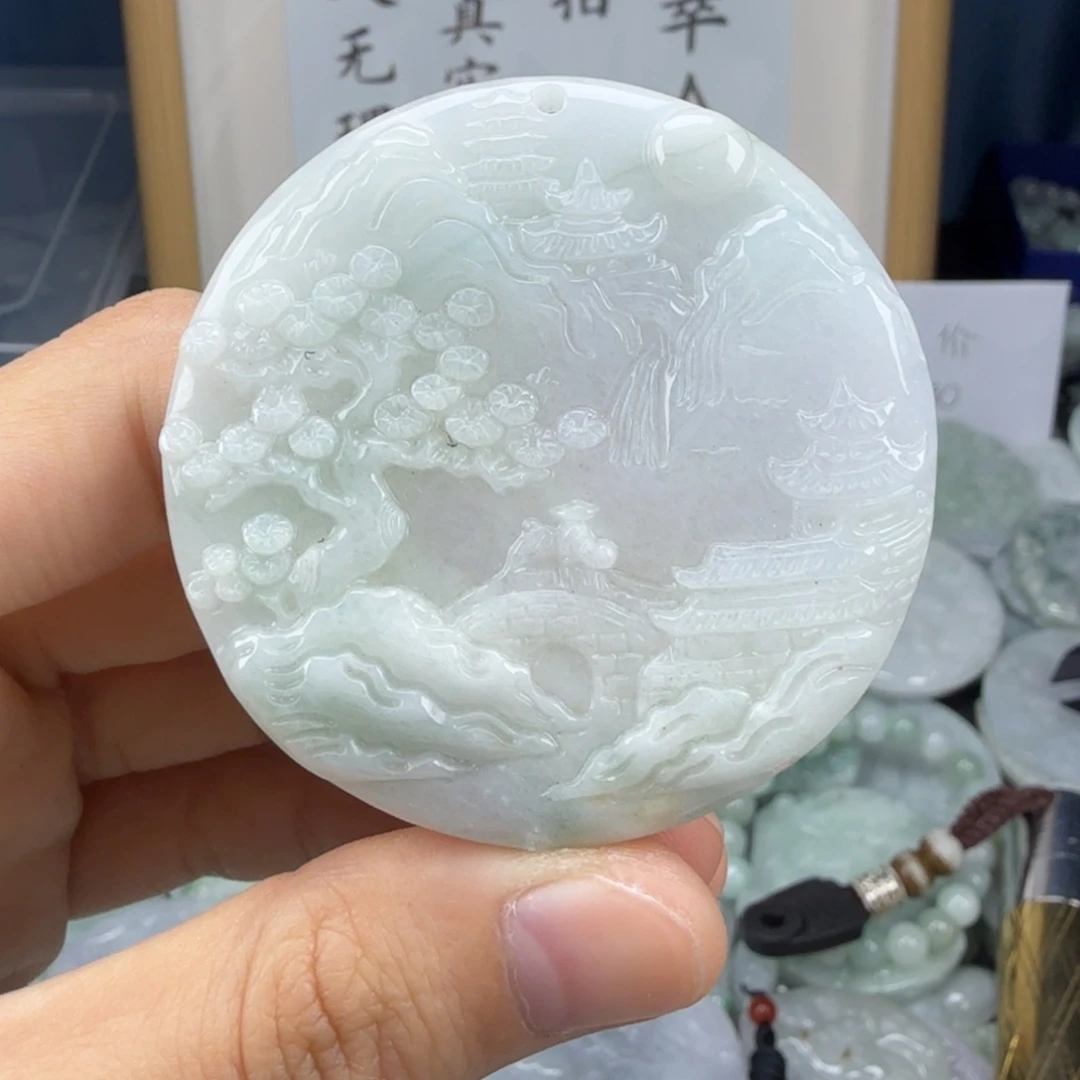 颈饰未镶嵌翡翠翡翠