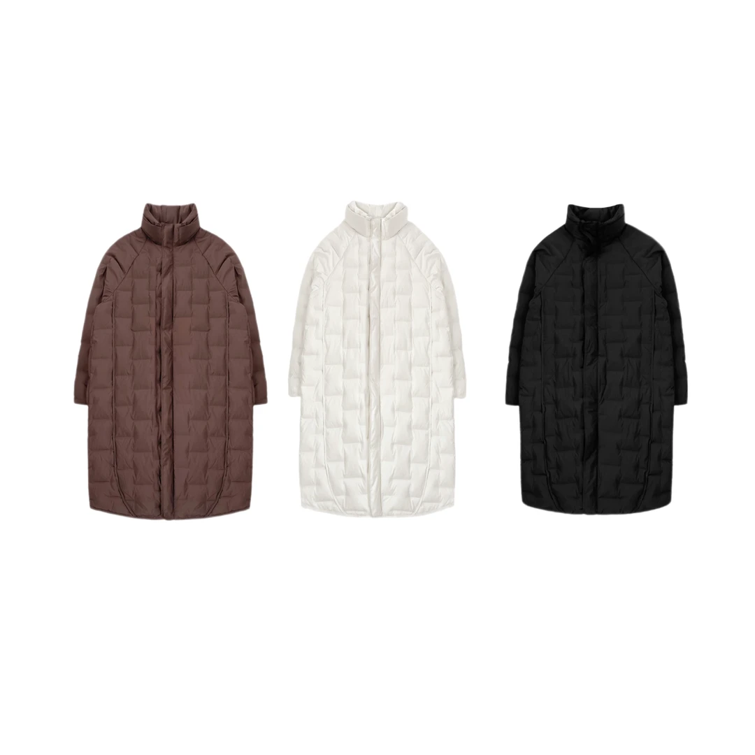 072 & RICE【方糖】秋冬高领拉链长袖羽绒服 MLK28384272 FF