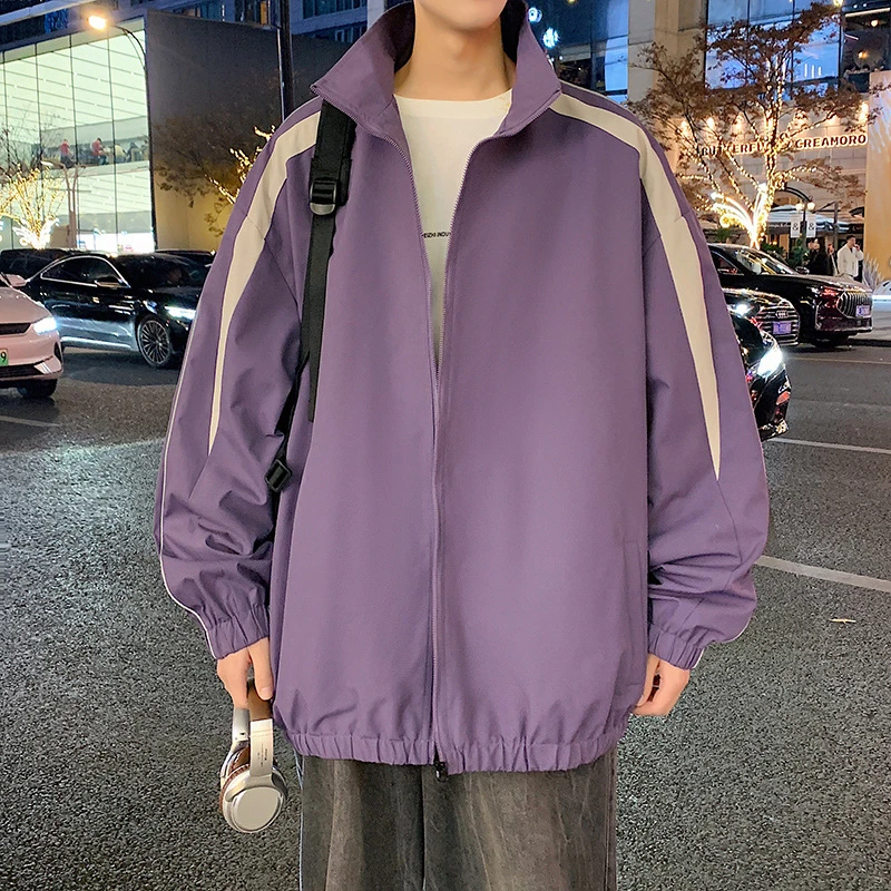 2025潮流休闲百搭宽松韩版港风帅气痞帅男士春秋季春季薄款学生外