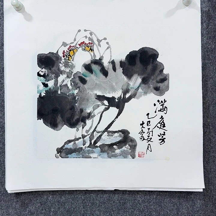 国画大雷老师手绘作品