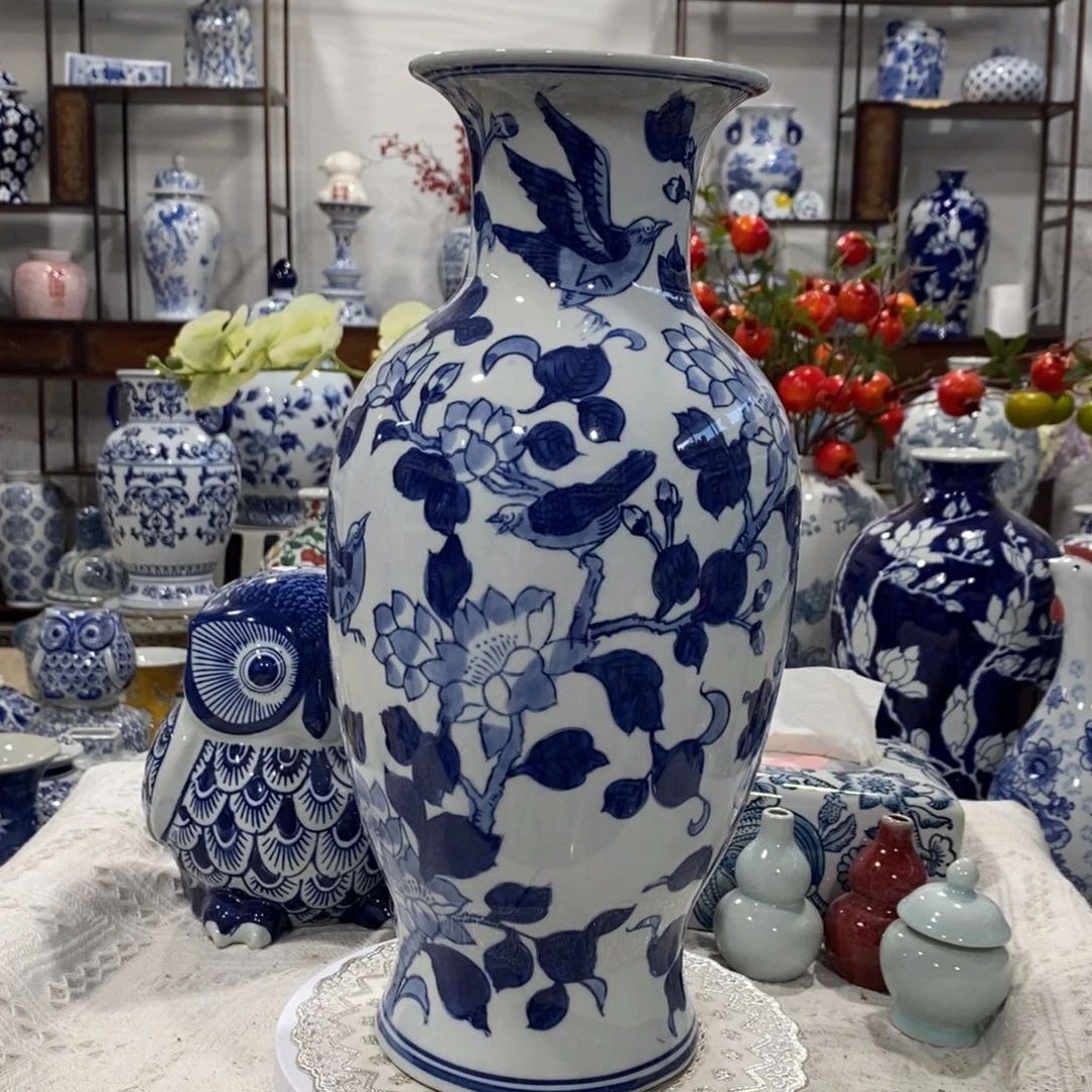 【闪购商品】摆件鱼尾花瓶摆件……高度36