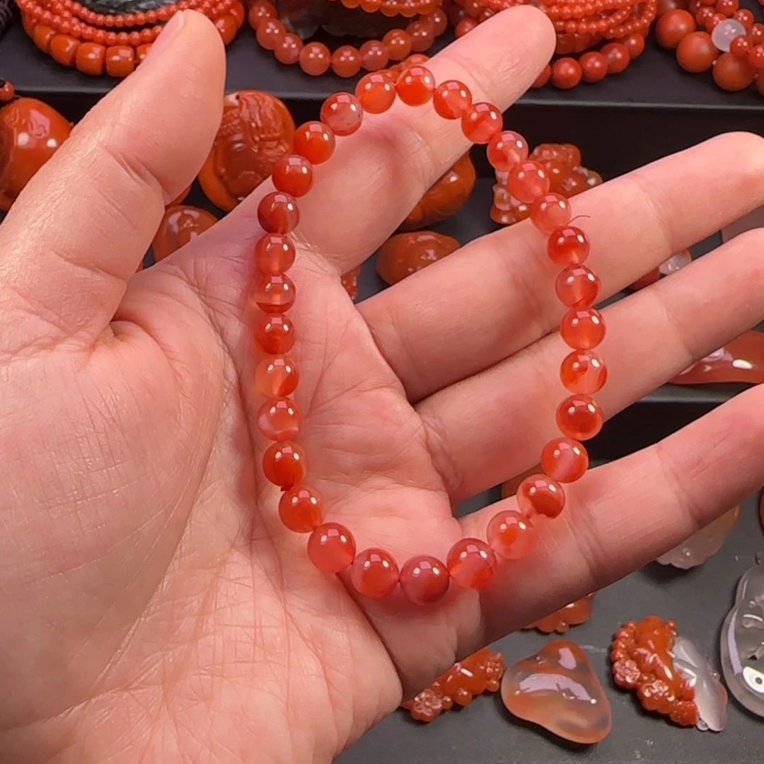 南红玛瑙单圈未镶嵌