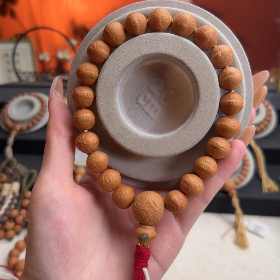 手串凤眼菩提12.5mm铁籽单圈素串货头