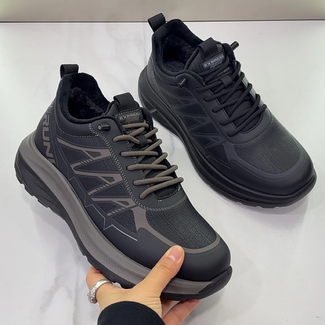 89075松紧带防滑休闲鞋时尚舒适轻便运动风男士鞋