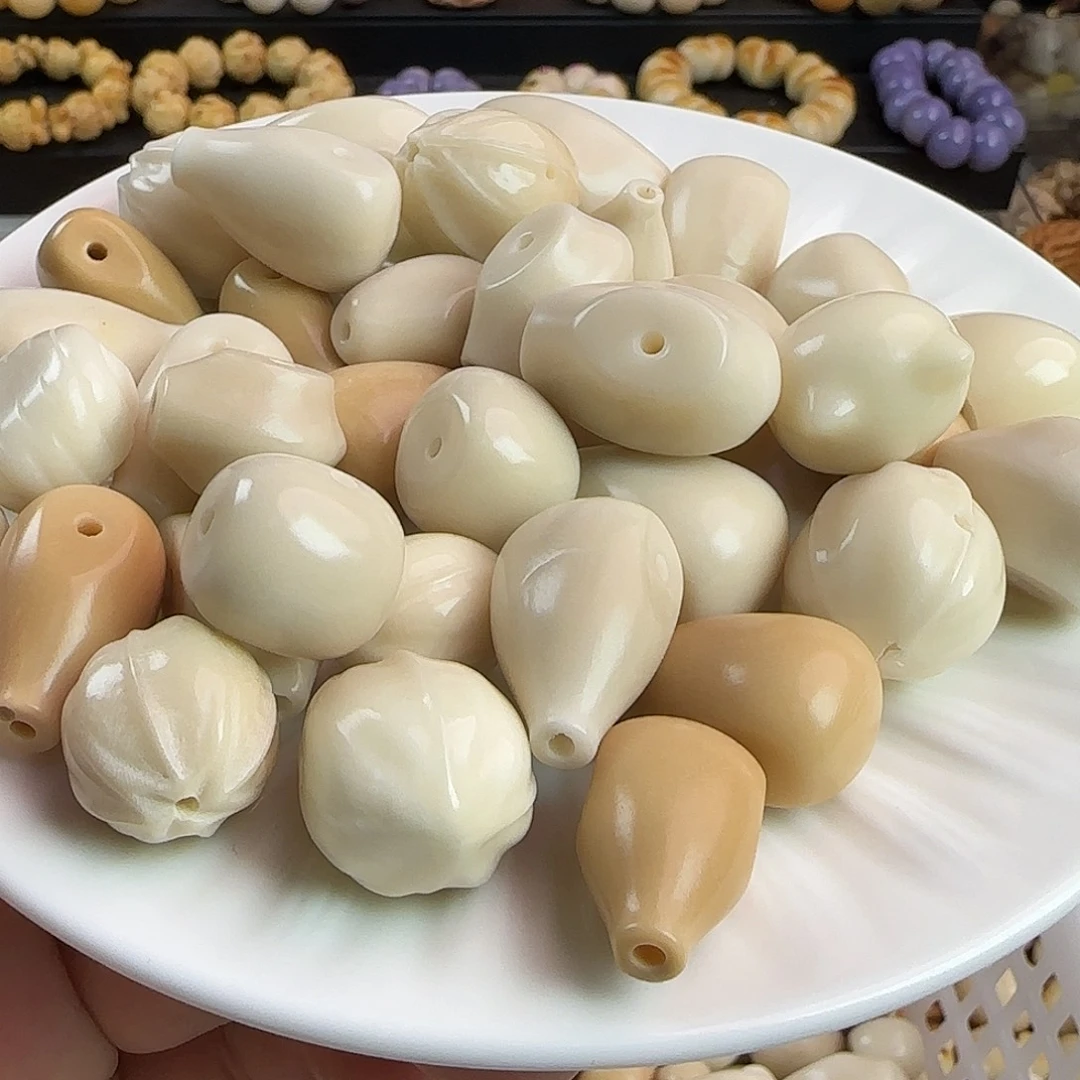 菩提根/象牙果手串微瑕疵三通4颗（款式自选）