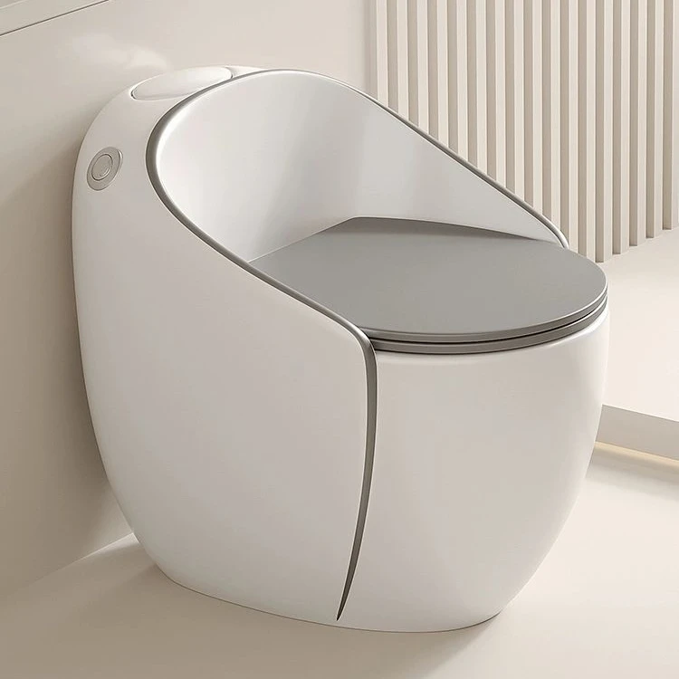 2025款马桶家用鸡蛋型马桶虹吸式成人一体坐便器防臭小户型卫生间