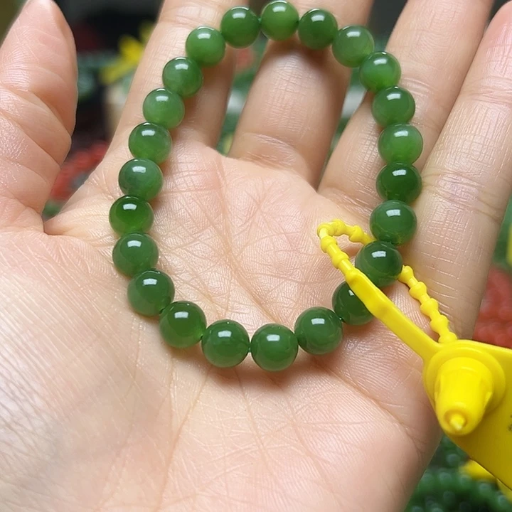 和田玉（碧玉）未镶嵌手链