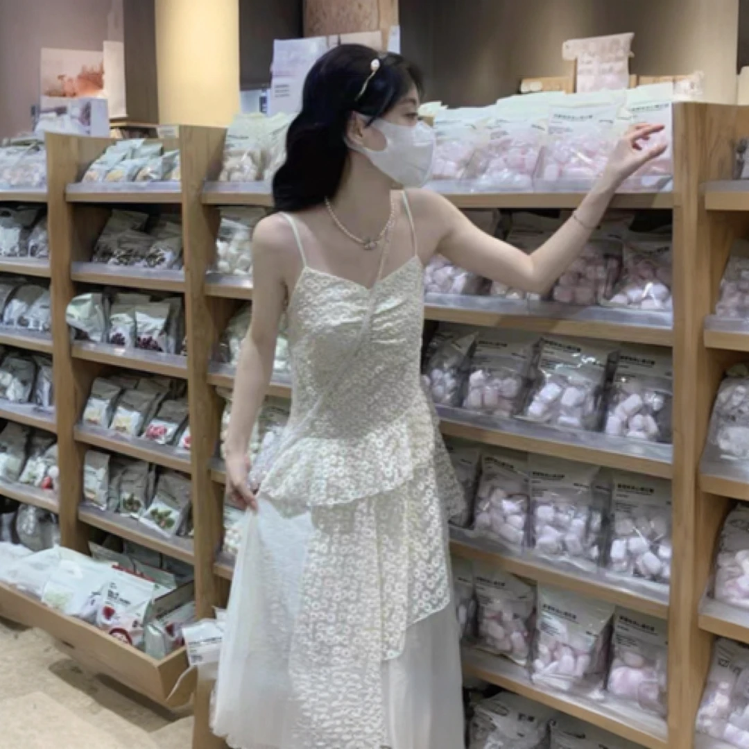 假两件连衣裙，沙滩裙，仙女裙