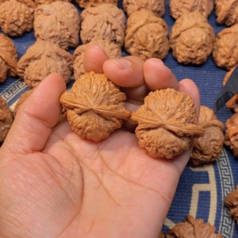 【闪购商品】吊坠文玩核桃沙**杨白狮子41