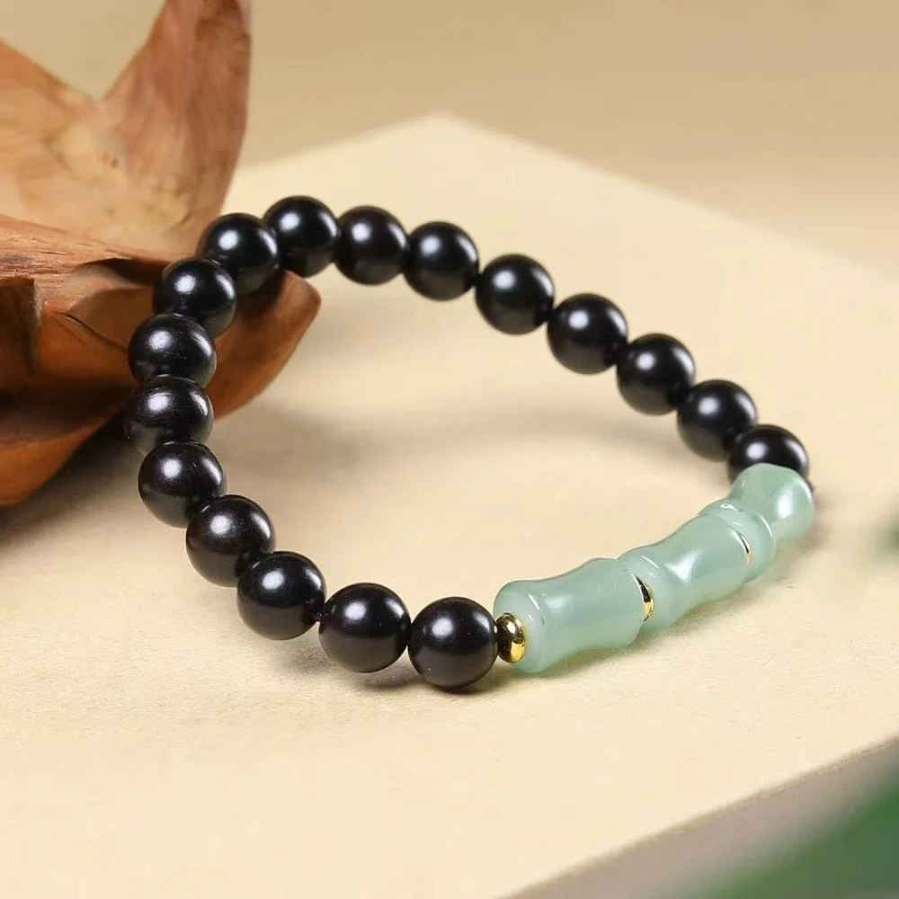 单圈手串节节高升男女原创木质手链