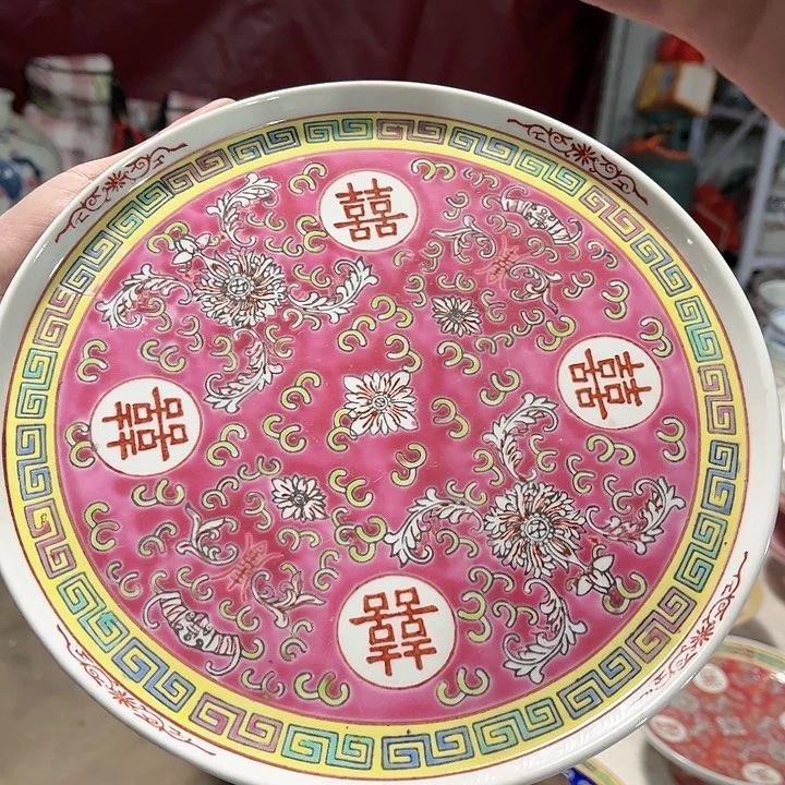瓷片景德镇陶瓷茶盘。
