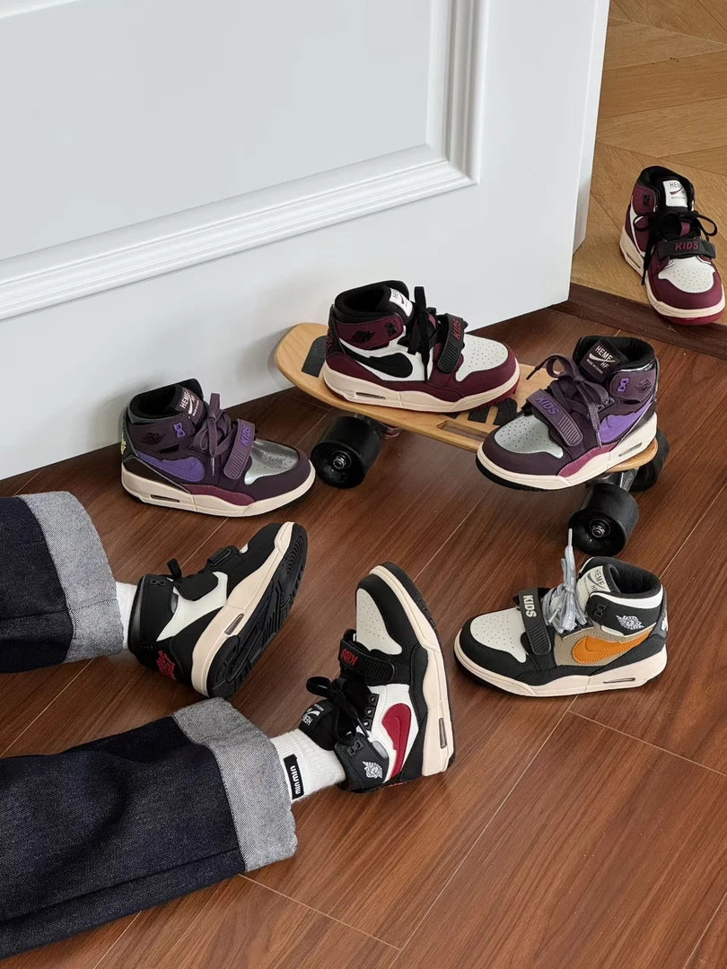 男童高帮板鞋2025秋冬款儿童加绒鞋子皮面女童运动鞋二棉鞋软底防