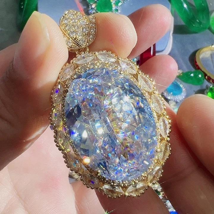 非金属红色蓝色满钻镶嵌