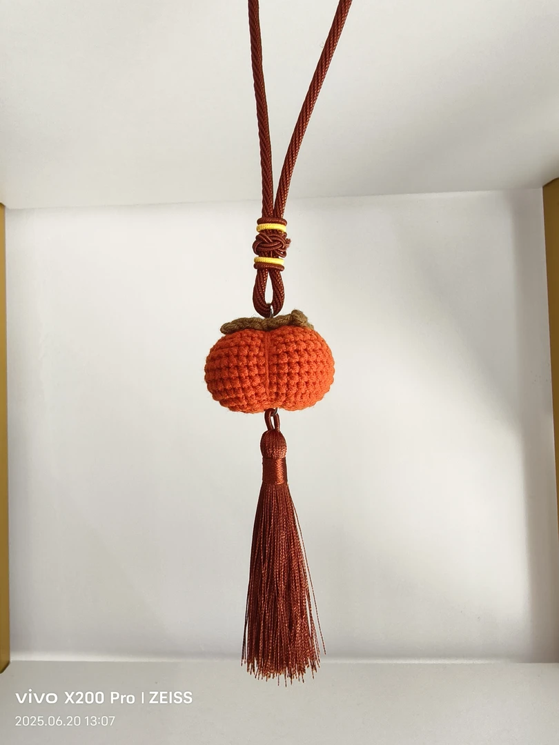 手工编织柿柿如意diy材料包附钩针毛线新手教程适合手作礼物