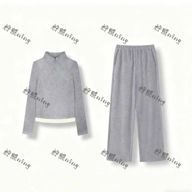 【照照】新款秋季简约设计师休闲套装【9C65360020】（701）