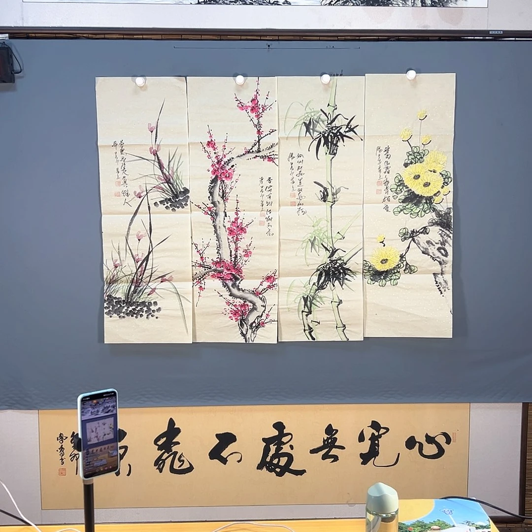 国画520 花鸟和蝴蝶都会成为