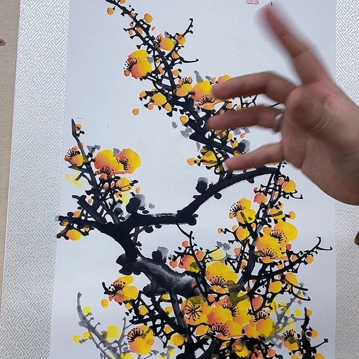书法傅继英国画作品
