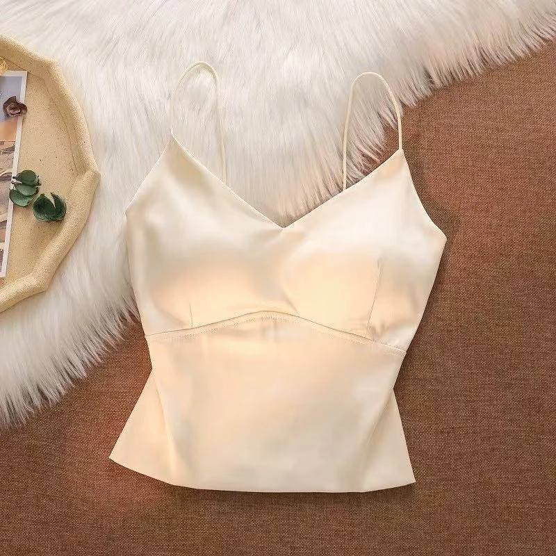 【泉泉推荐】2025新款内搭轻奢美背法式吊带25255