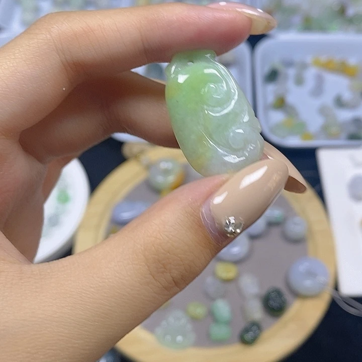 翡翠散珠天然缅甸翡翠