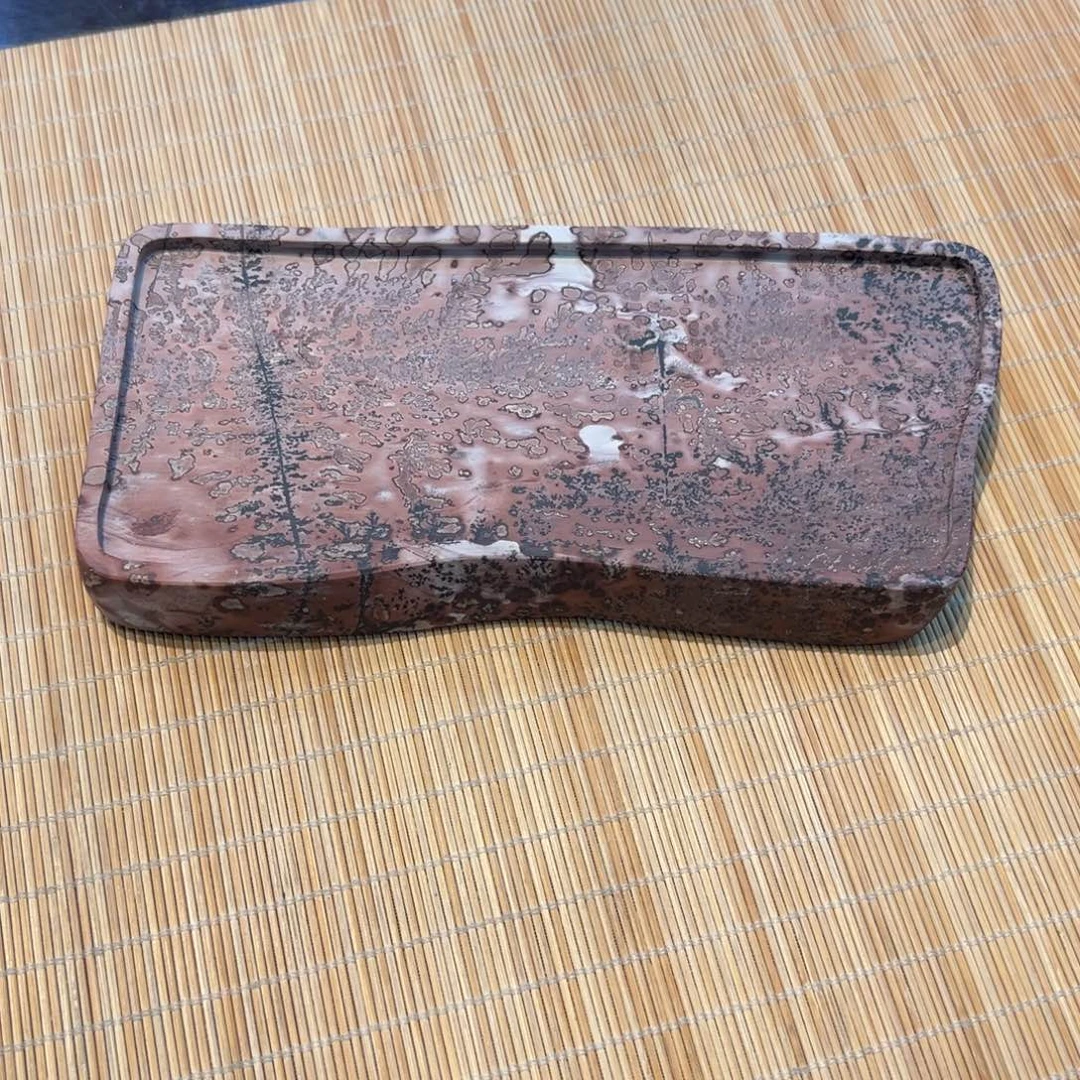 天然国画石原石壶承18*8