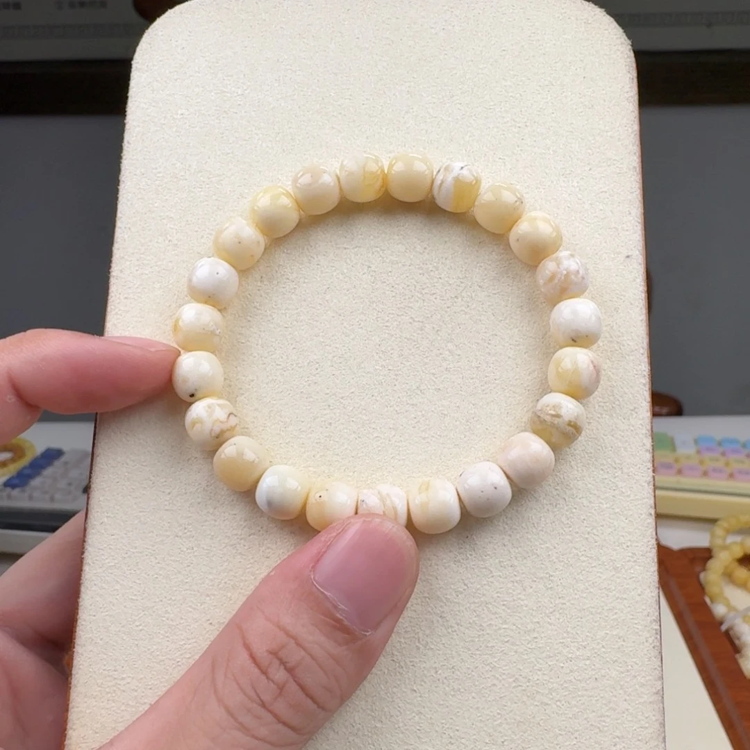 琥珀未镶嵌手链蜜蜡手串