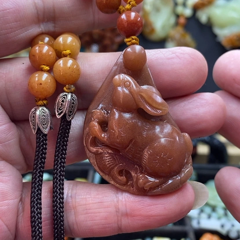 【闪购商品】蛇纹石玉吊坠未镶嵌